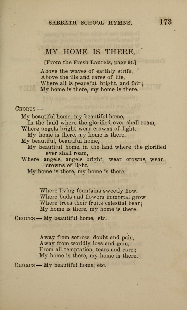 Hymns for the use of the Sabbath School of the Second Reformed Church, Albany N. Y. page 175