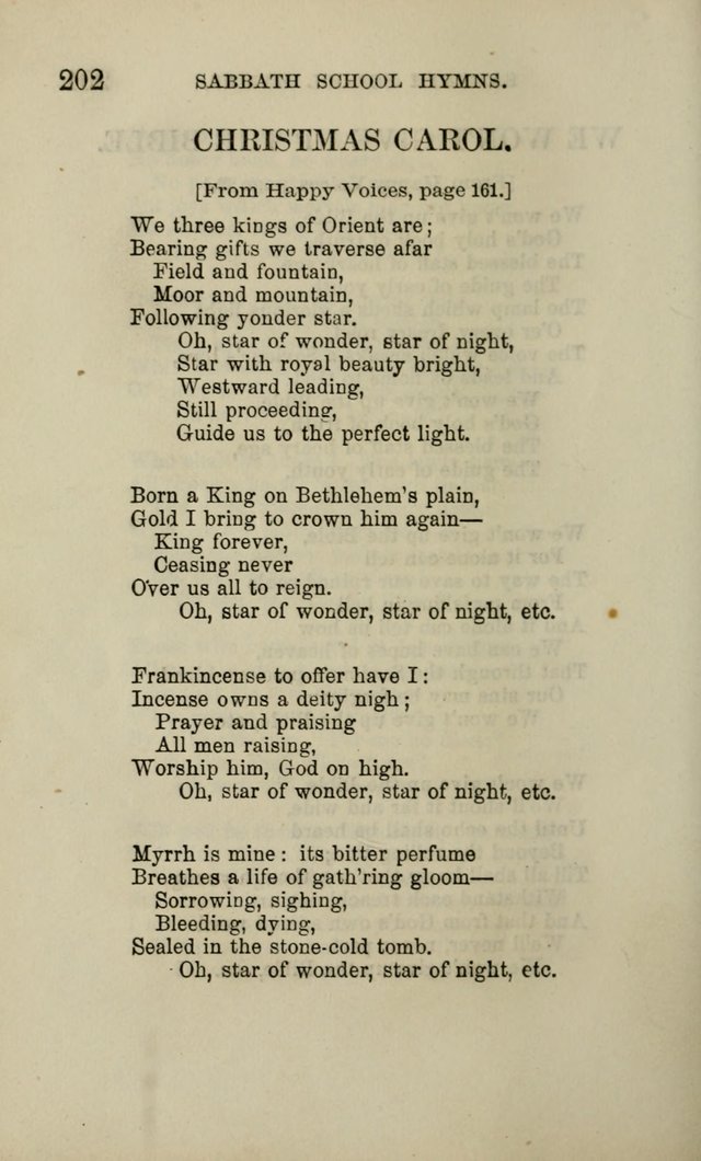 Hymns for the use of the Sabbath School of the Second Reformed Church, Albany N. Y. page 204