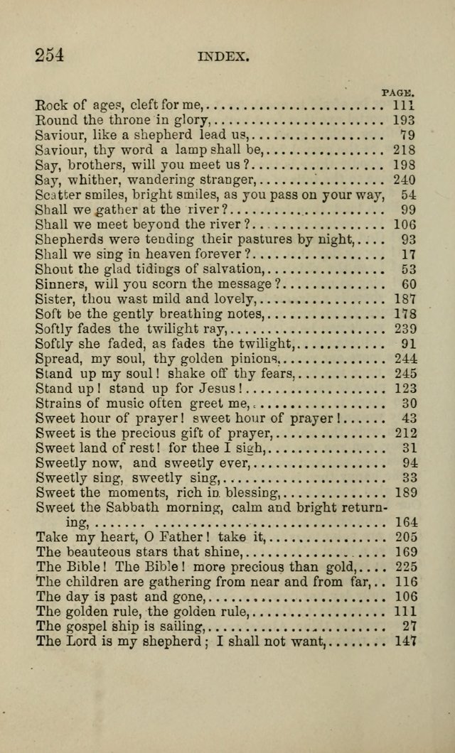Hymns for the use of the Sabbath School of the Second Reformed Church, Albany N. Y. page 256