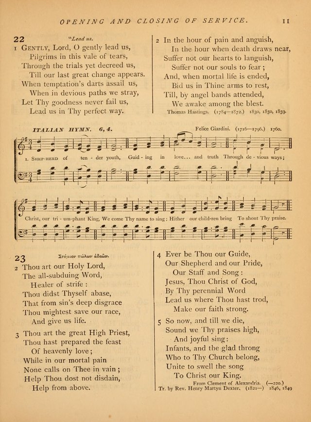 Hymns and Songs for Social and Sabbath Worship page 12