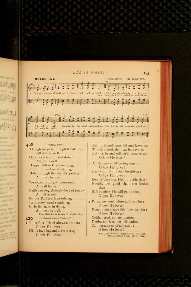 Hymns and Songs for Social and Sabbath Worship page 200