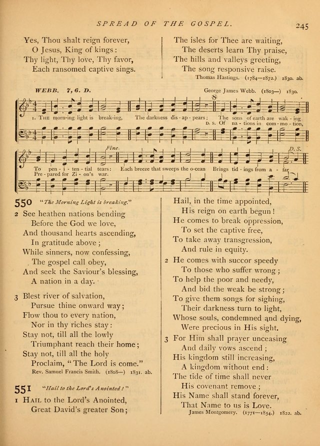 Hymns and Songs for Social and Sabbath Worship page 252