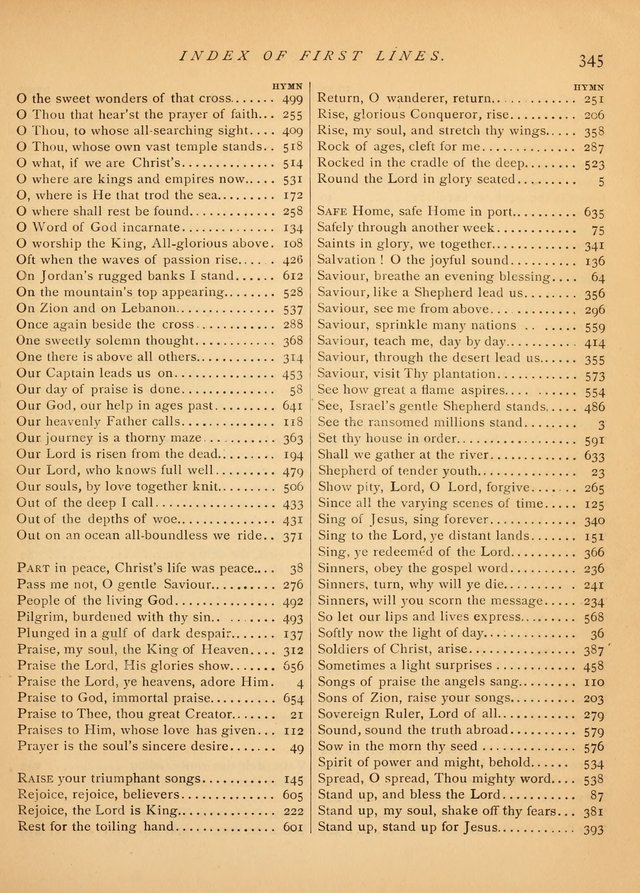 Hymns and Songs for Social and Sabbath Worship page 354