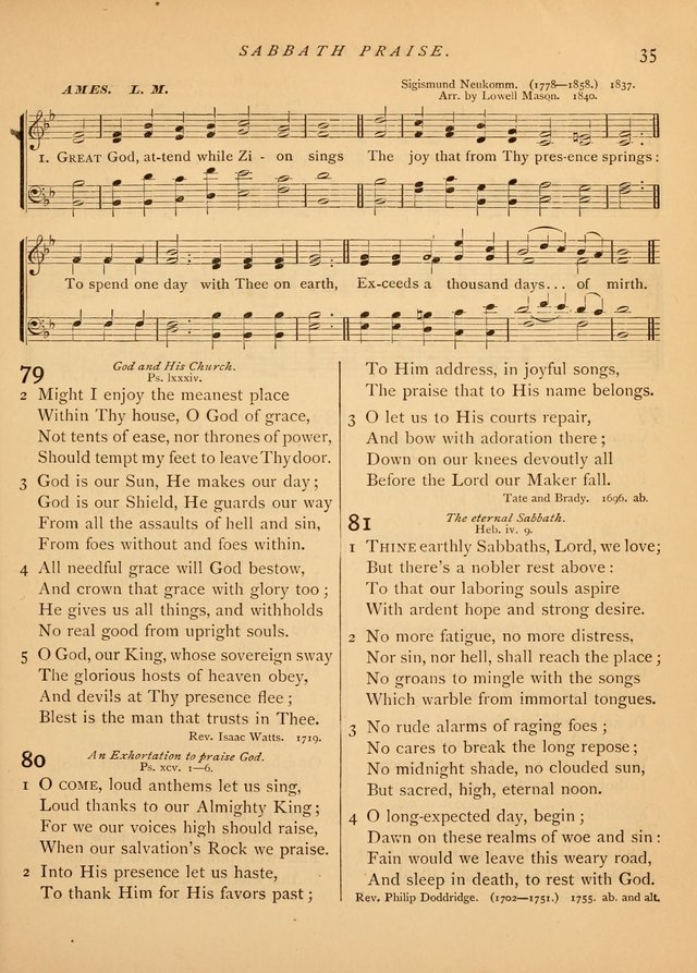 Hymns and Songs for Social and Sabbath Worship page 36