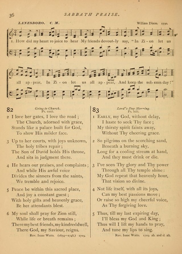 Hymns and Songs for Social and Sabbath Worship page 37