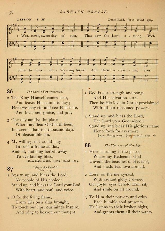Hymns and Songs for Social and Sabbath Worship page 39