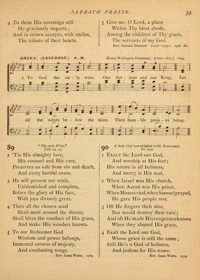 Hymns and Songs for Social and Sabbath Worship page 40