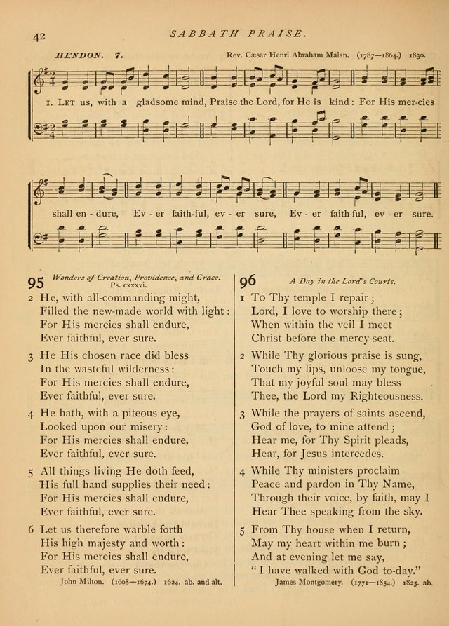 Hymns and Songs for Social and Sabbath Worship page 43
