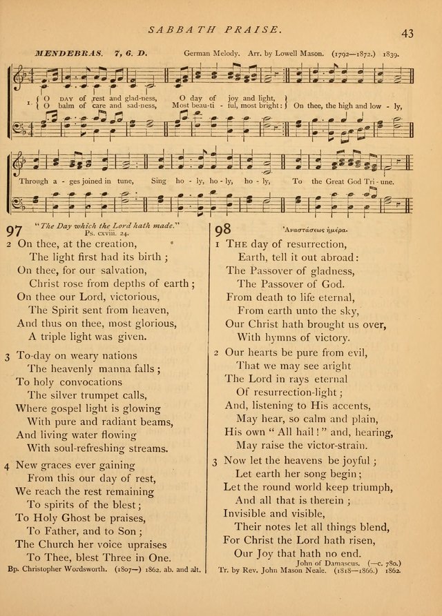 Hymns and Songs for Social and Sabbath Worship page 44