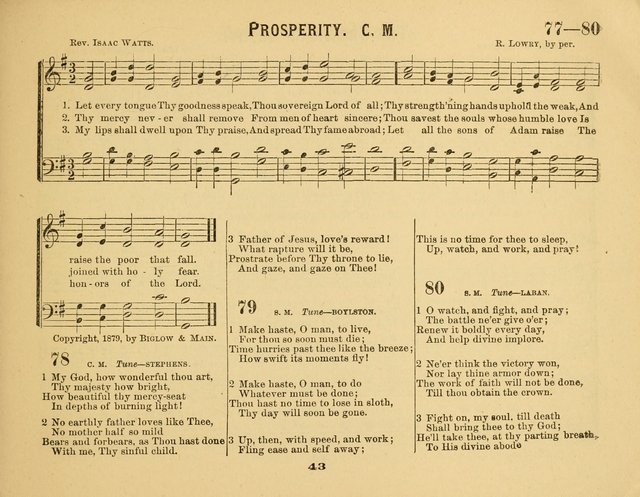 Hymn Service for the Sunday School page 43