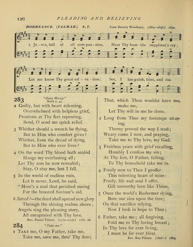 Hymns and Songs for Social and Sabbath Worship. (Rev. ed.) page 126