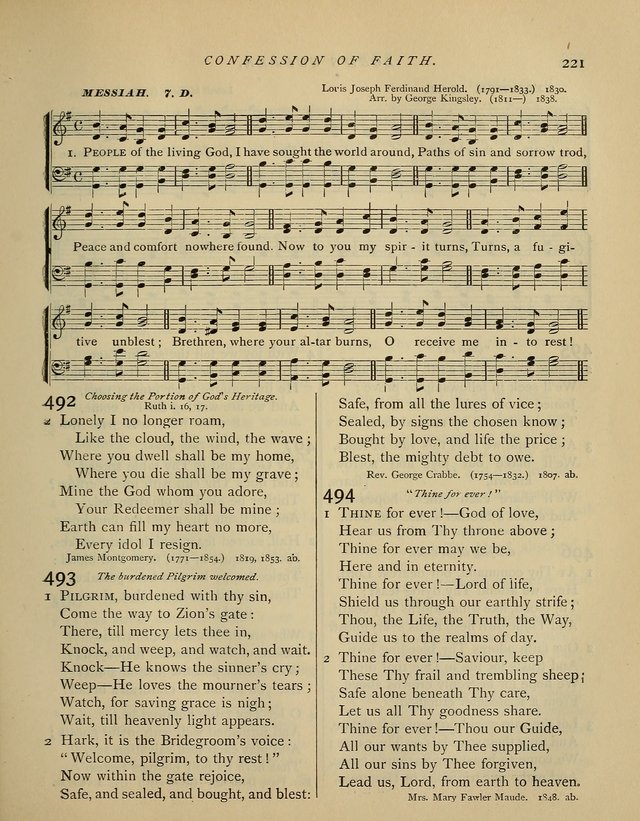 Hymns and Songs for Social and Sabbath Worship. (Rev. ed.) page 221
