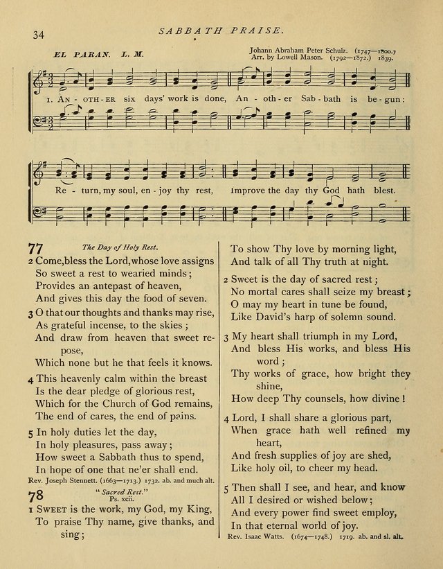 Hymns and Songs for Social and Sabbath Worship. (Rev. ed.) page 34