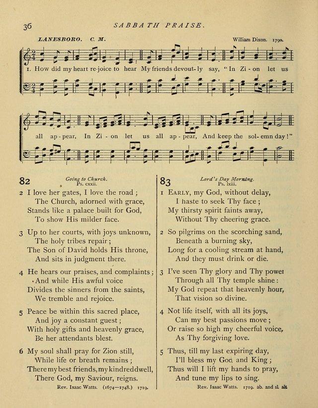 Hymns and Songs for Social and Sabbath Worship. (Rev. ed.) page 36