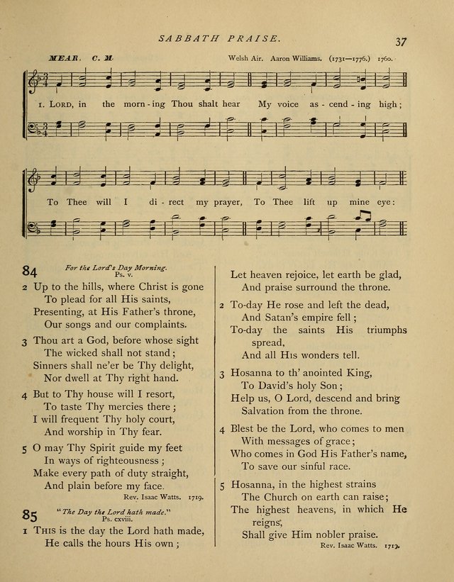 Hymns and Songs for Social and Sabbath Worship. (Rev. ed.) page 37