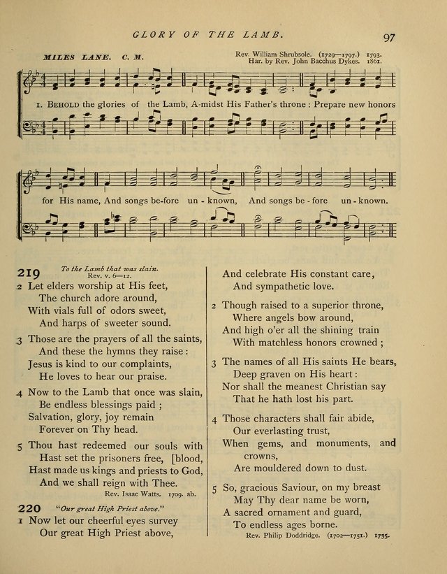 Hymns and Songs for Social and Sabbath Worship. (Rev. ed.) page 97