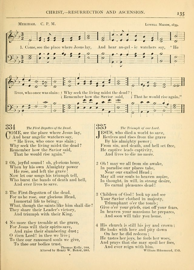 Hymns for the Sanctuary and Social Worship: with tunes page 137