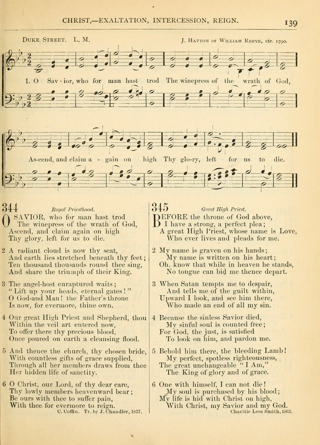 Hymns for the Sanctuary and Social Worship: with tunes page 139