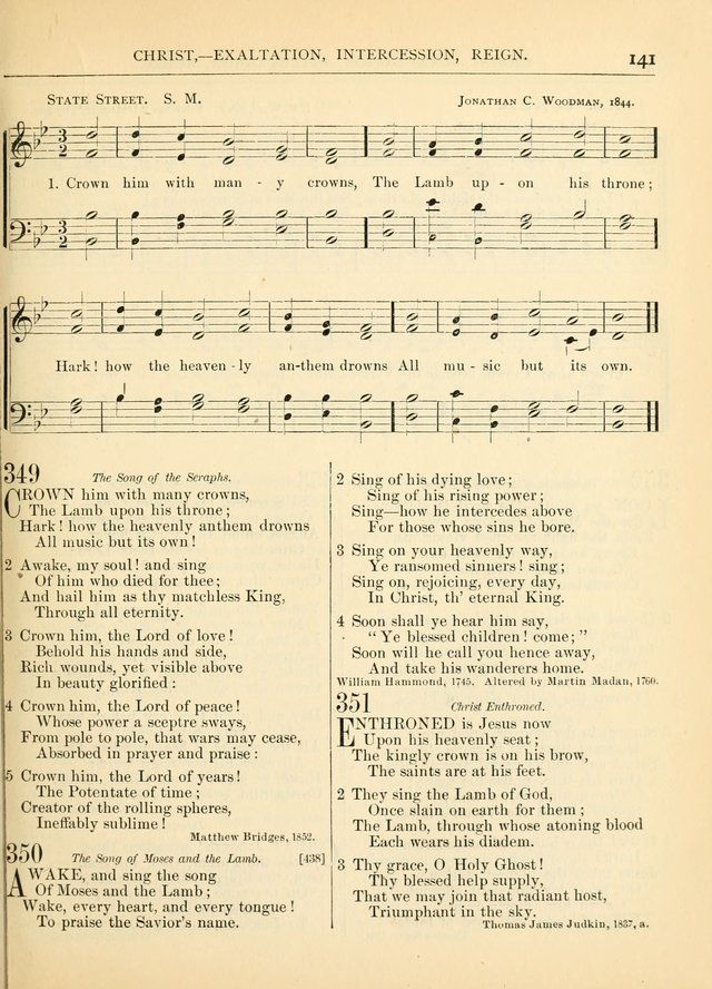 Hymns for the Sanctuary and Social Worship: with tunes page 141