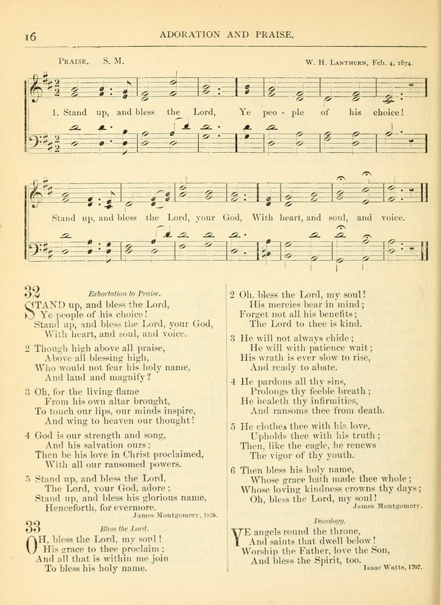Hymns for the Sanctuary and Social Worship: with tunes page 16