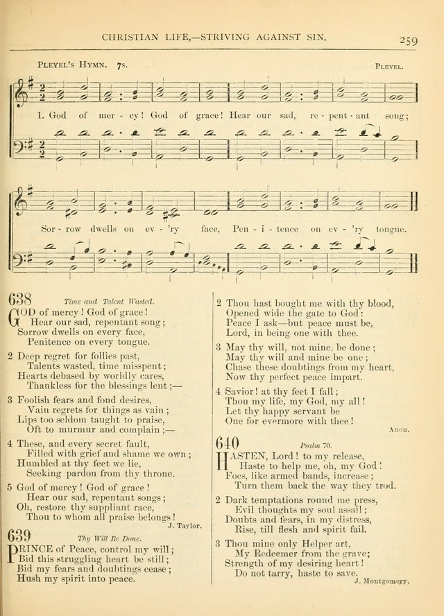 Hymns for the Sanctuary and Social Worship: with tunes page 259