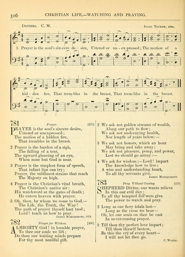 Hymns for the Sanctuary and Social Worship: with tunes page 320