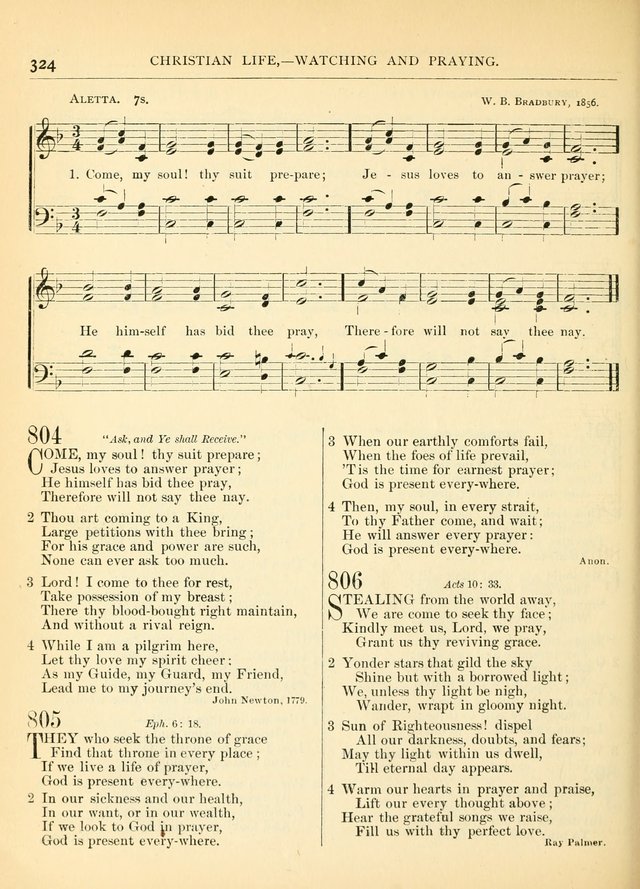 Hymns for the Sanctuary and Social Worship: with tunes page 328