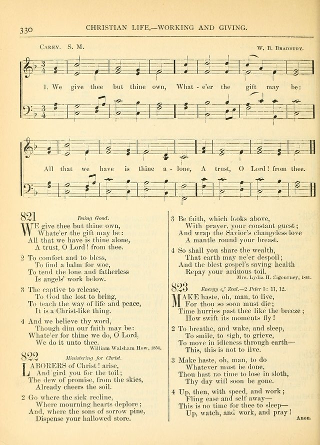 Hymns for the Sanctuary and Social Worship: with tunes page 334