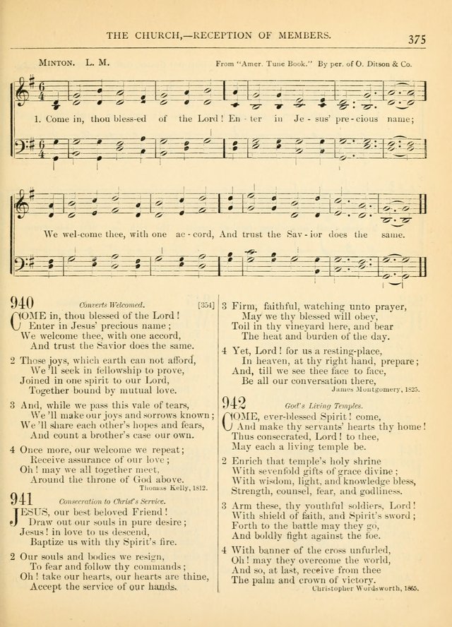Hymns for the Sanctuary and Social Worship: with tunes page 379