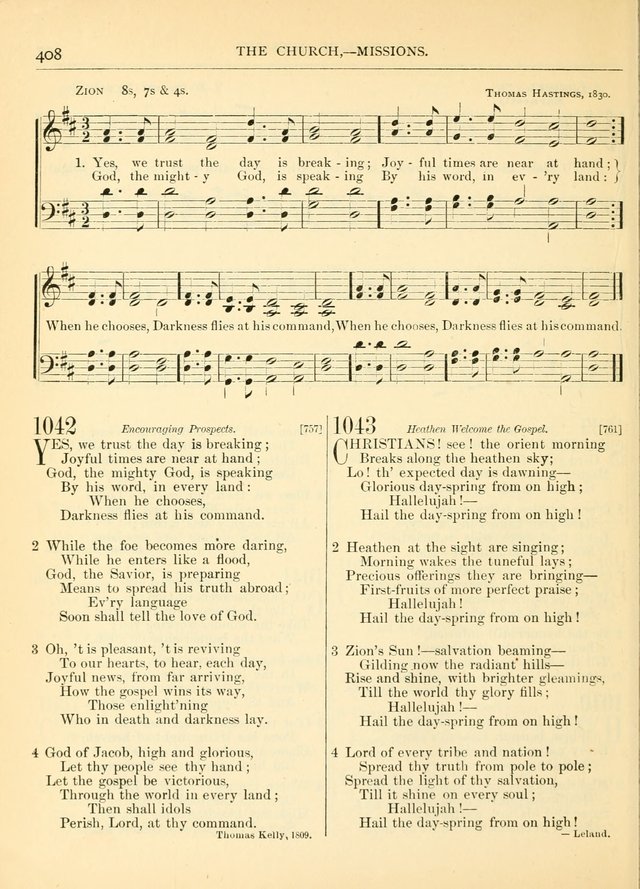 Hymns for the Sanctuary and Social Worship: with tunes page 412