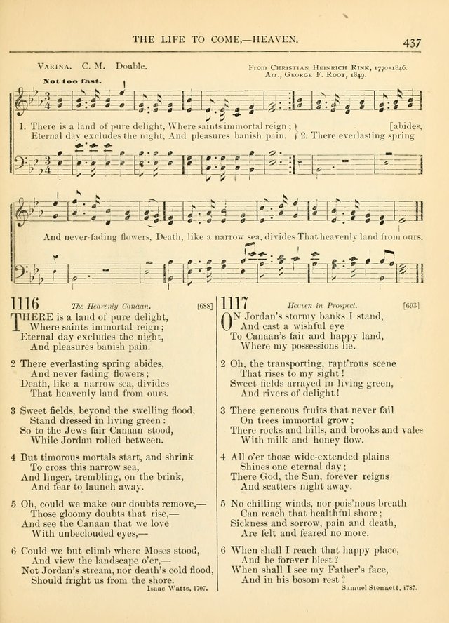 Hymns for the Sanctuary and Social Worship: with tunes page 441