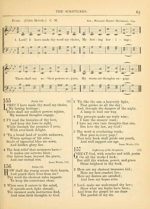 Hymns for the Sanctuary and Social Worship: with tunes page 65