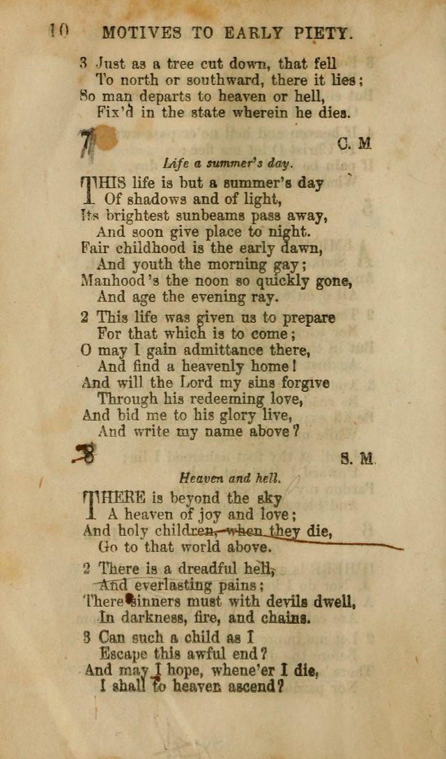 Hymns for Sunday Schools, Youth, and Children page 10