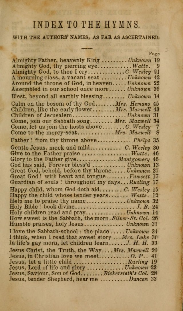 Hymns for Sunday Schools, Youth, and Children page 47