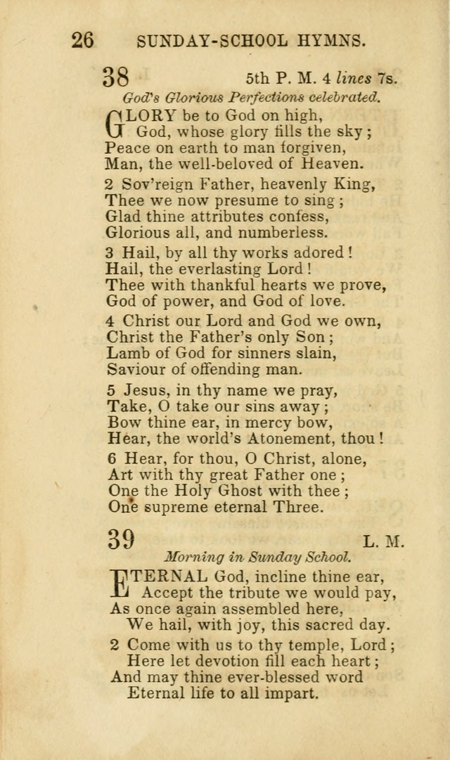 Hymns for Sunday Schools, Youth and Children page 26