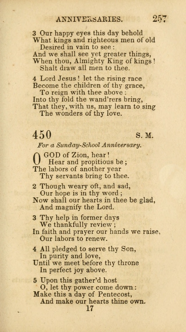 Hymns for Sunday Schools, Youth and Children page 261