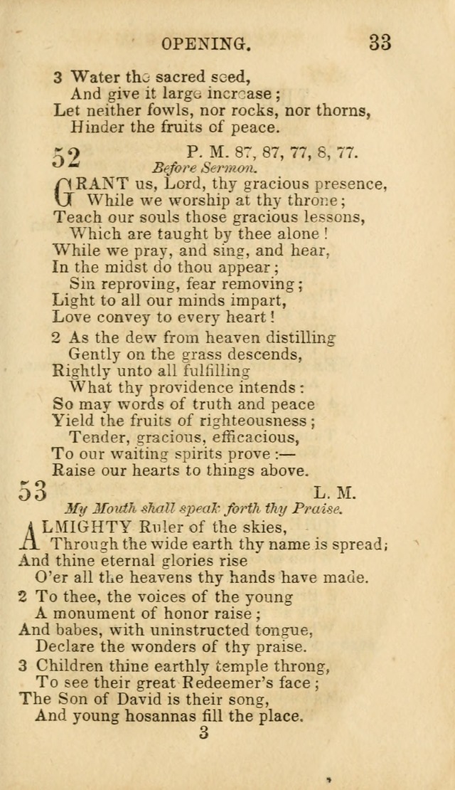 Hymns for Sunday Schools, Youth and Children page 33