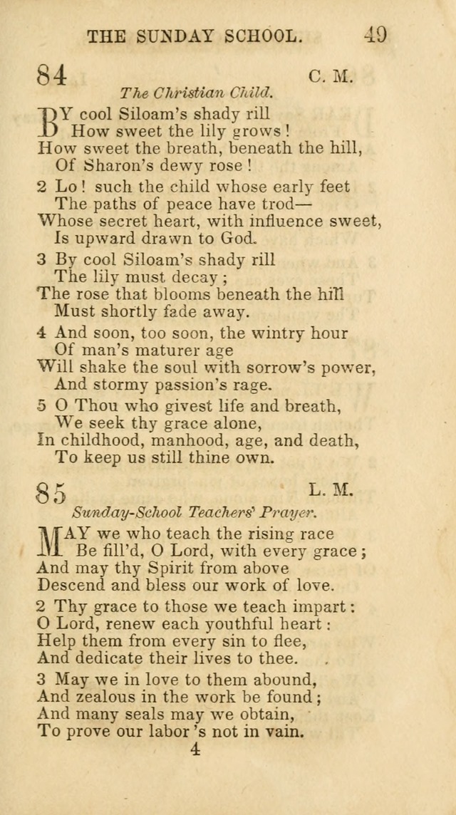 Hymns for Sunday Schools, Youth and Children page 49