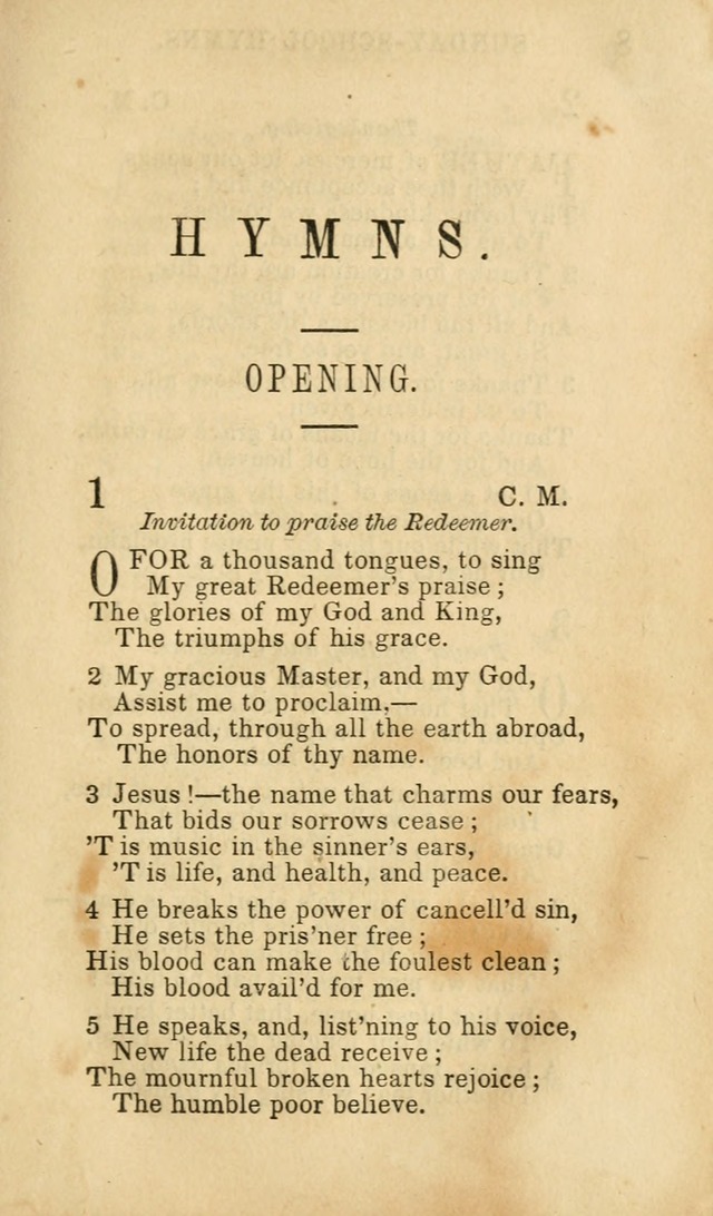 Hymns for Sunday Schools, Youth and Children page 7