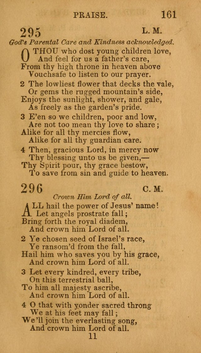 Hymns for Sunday Schools, Youth, and Children page 167
