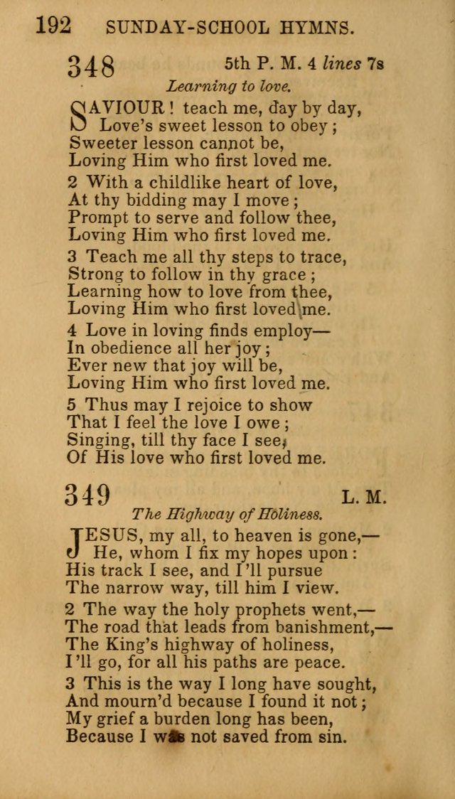 Hymns for Sunday Schools, Youth, and Children page 198