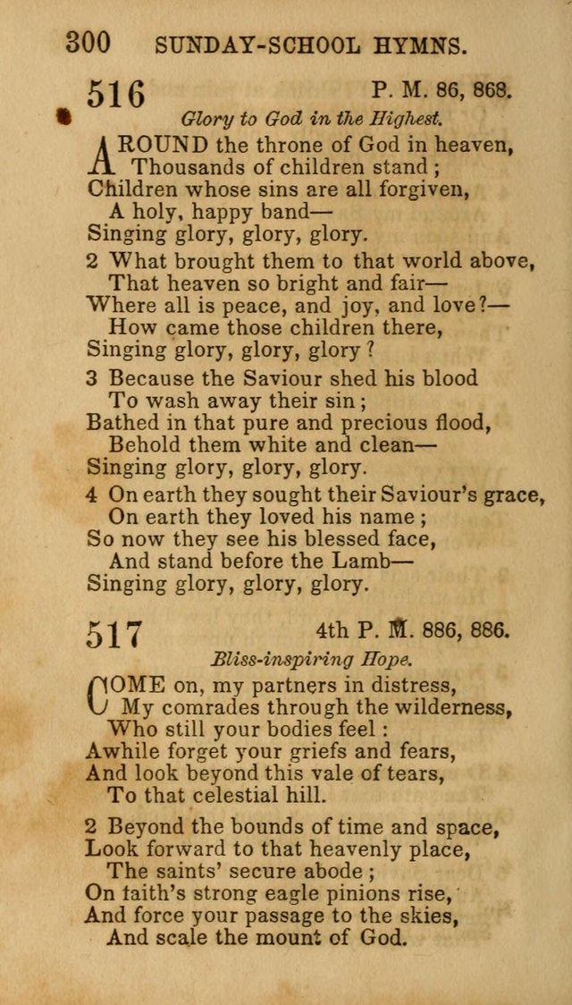 Hymns for Sunday Schools, Youth, and Children page 306