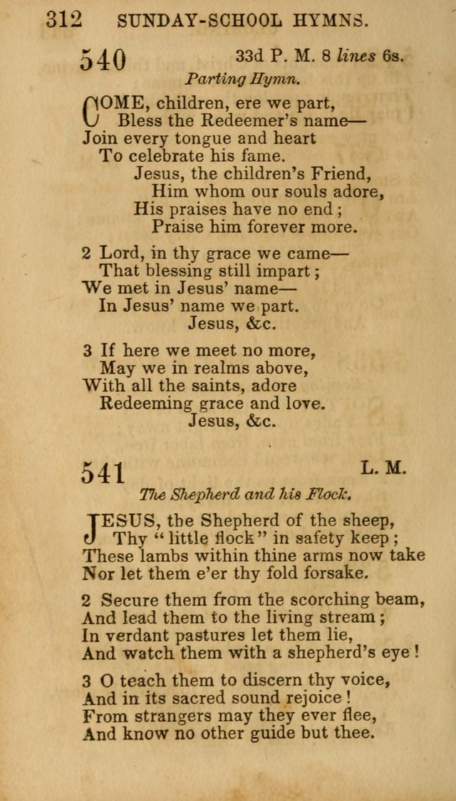 Hymns for Sunday Schools, Youth, and Children page 318