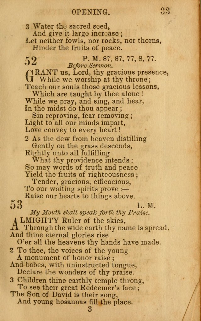 Hymns for Sunday Schools, Youth, and Children page 33