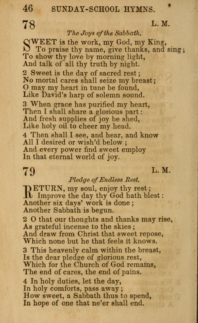 Hymns for Sunday Schools, Youth, and Children page 46