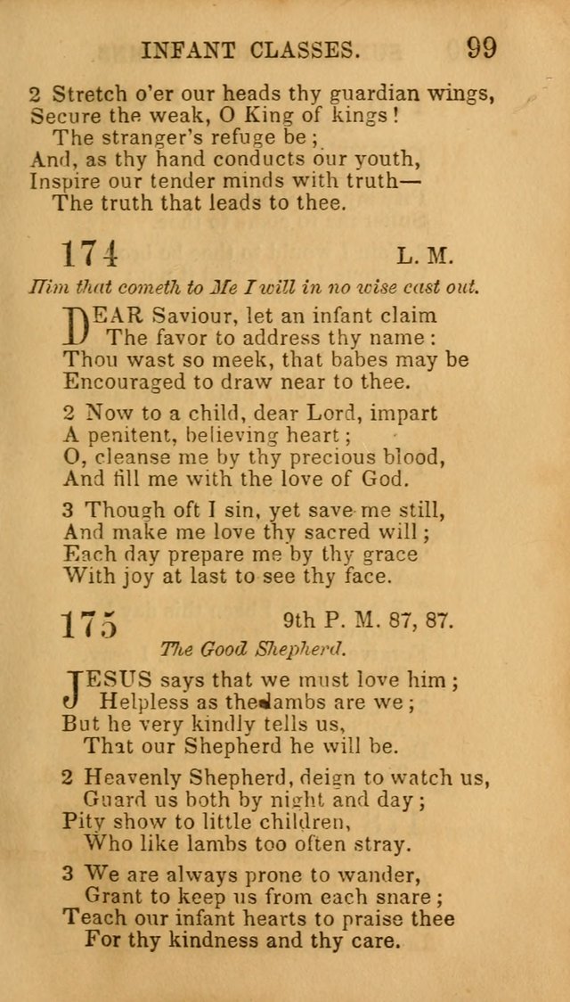 Hymns for Sunday Schools, Youth, and Children page 99