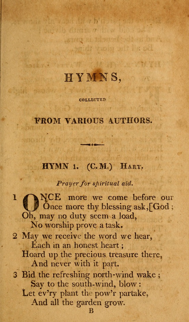 Hymns for Social Worship: collected from various authors page 3