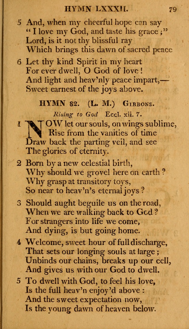Hymns for Social Worship: collected from various authors page 73