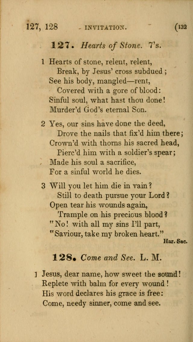 Hymns for Social Worship: selected from Watts, Doddridge, Newton, Cowper, Steele and others page 132