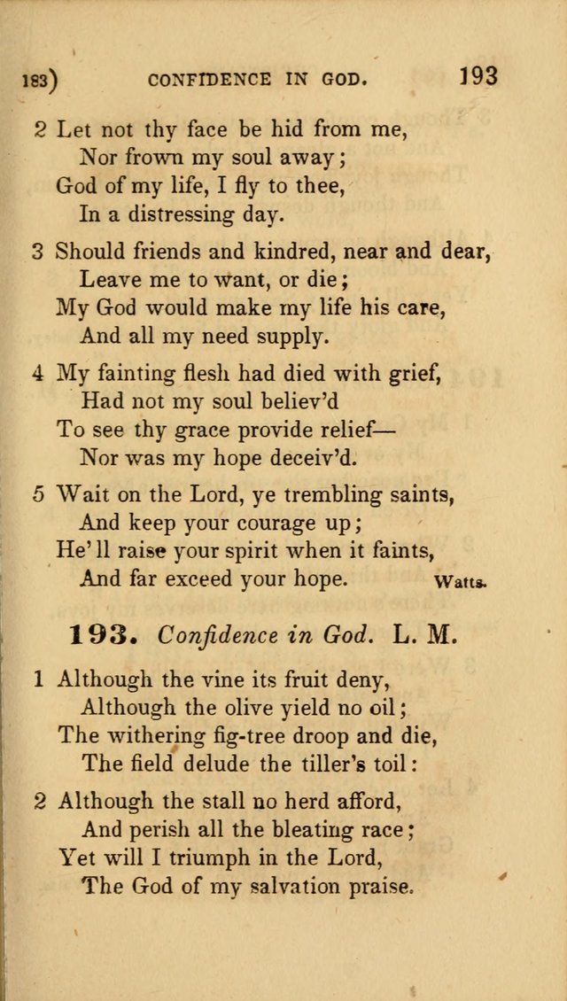 Hymns for Social Worship: selected from Watts, Doddridge, Newton, Cowper, Steele and others page 183